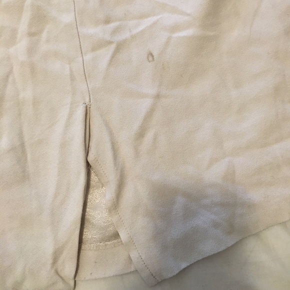 Elastic Pencil skirt in cream color - Picture 5 of 5